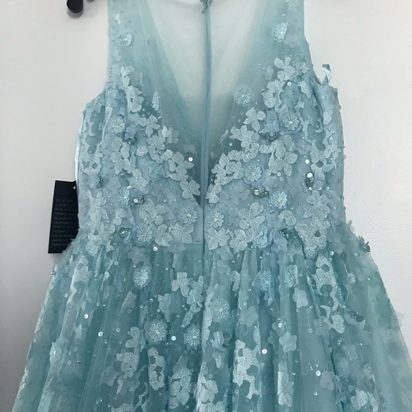 Blou Applique Gown by Formal dress - Picture 4 of 5